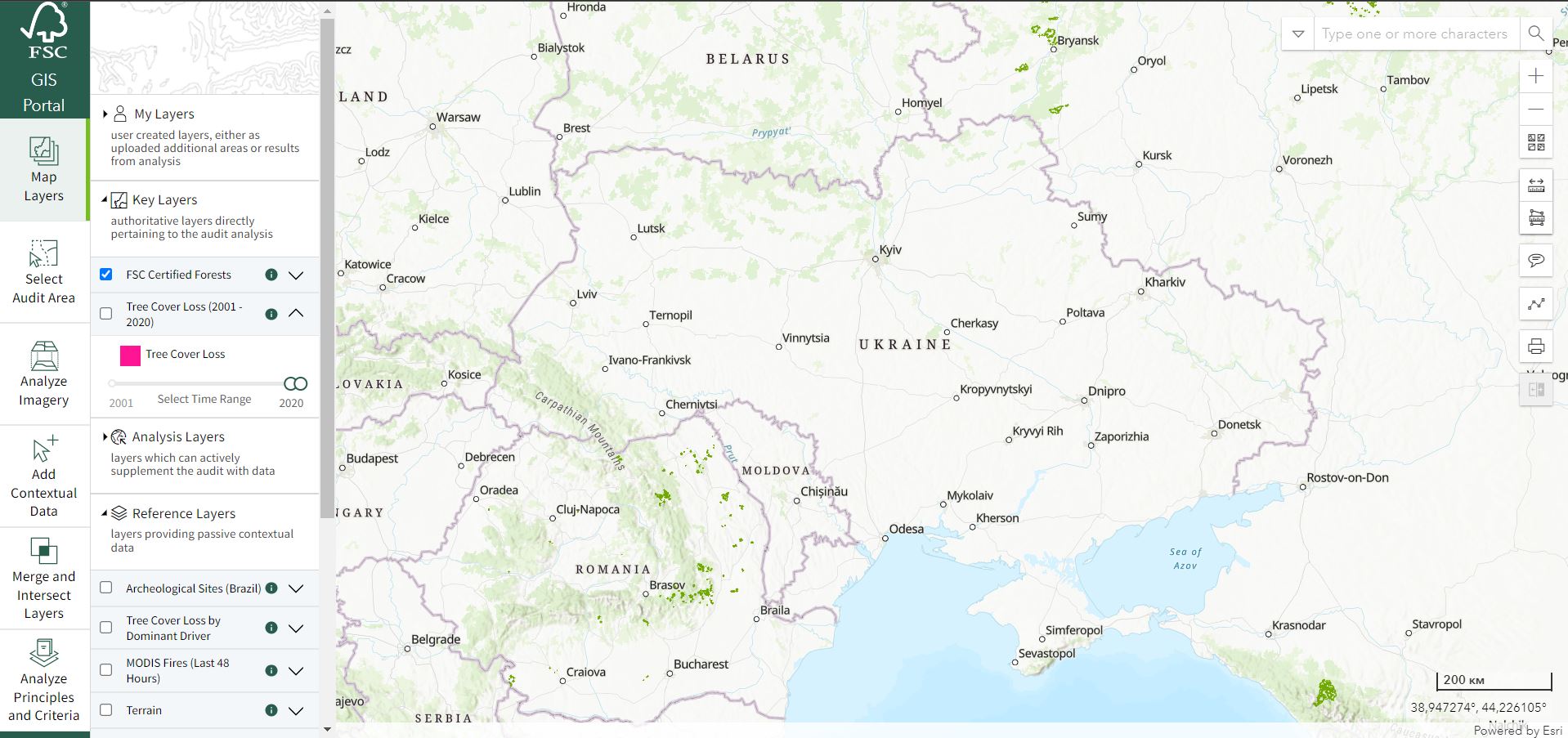 FSC GIS Portal